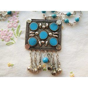 Turquoise Pendant Necklace